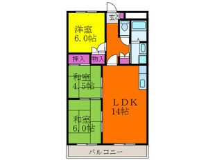 ﾘﾍﾞﾙﾃ摂津の物件間取画像